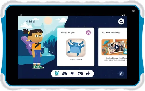 Vista 7 de Supersonic SC-779KT - Tablet de 7 pulgadas con Android 13, espacio para niños, Quad-Core, almacenamiento de 32 GB, Bluetooth, cámaras Rosa