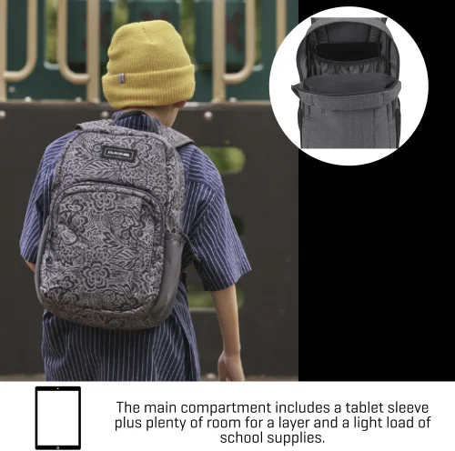 Vista 4 de Dakine Unisex Kids Campus 18L, Deep Lake, Campus Infantil 18L