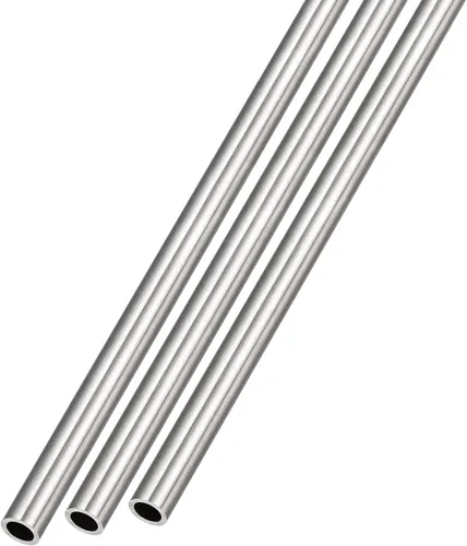 Vista 14 de METALLIXITY Tubo de acero inoxidable 304 (0.079 in de diámetro exterior x 0.012 in de pared T x 9.843 in de largo), 3 piezas, tubo recto