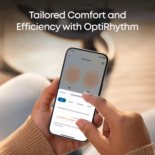 Vista 4 de eufy S1 - Extractor de leche portátil con calefacción, flujo de calor