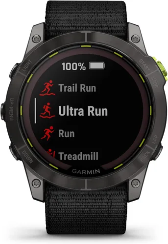 Vista 2 de Garmin Enduro™ 2 – Reloj de ultrarendimiento, batería GPS de larga duración, carga solar, mapas precargados