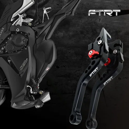 Vista 6 de Palancas cortas de freno y embrague Compatibles con YZF R1 2002-2003/ YZF R6 1999-2004/ FZS1000 FZ1 Fazer 2001-2005/ R6S Versión 2006-2009/ YZF600R