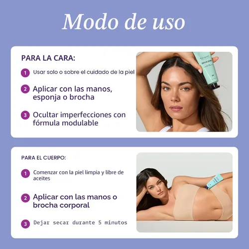Vista 6 de Westmore Beauty Supreme Creme All-Over Complexion Perfector – Base CC Cream Foundation de larga duración - Impermeable y resistente a