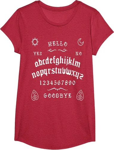 Vista 74 de Camiseta inspirada en la tabla Spirit Board Ouija Asphalt Grey