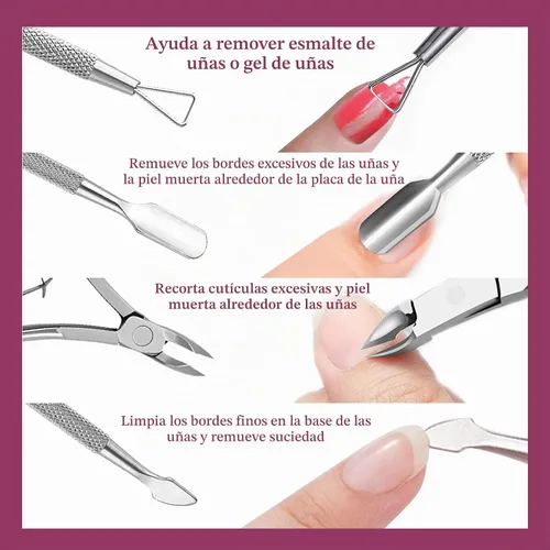 Vista 6 de 300 toallitas de uñas sin pelusa con clips de remojo de uñas, kit removedor de esmalte de uñas con clips acrílicos para quitar uñas, dispensador