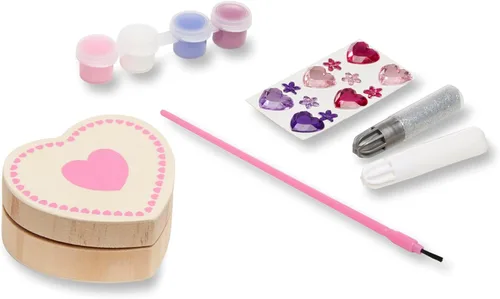 Vista 6 de Melissa & Doug Decorate-Your-Own - Caja de madera para manualidades