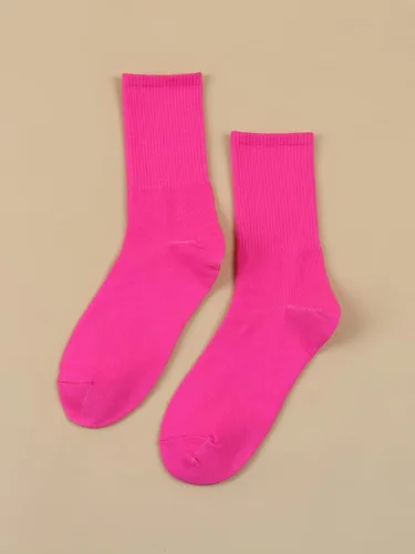 Vista 5 de SHENHE Calcetines deportivos acolchados de punto acanalado para mujer