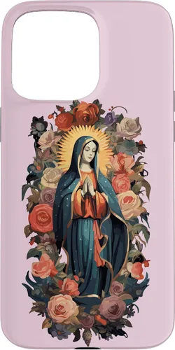 Vista 28 de Funda para iPhone 16 Nuestra Señora de Guadalupe Virgen María Virgen De Guadalupe
