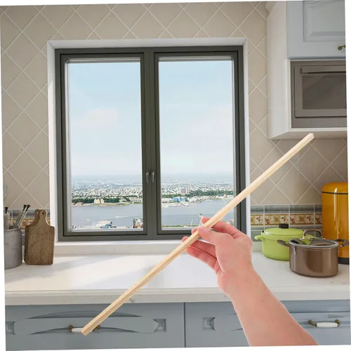 Vista 2 de Tira de madera triangular para decoración de ventana, 10 unidades, ajuste de madera, tira de madera para modelado de ventanas, moldura de palo