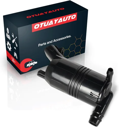 Vista 24 de OTUAYAUTO - Bomba de lavado de parabrisas de repuesto para Jeep, Dodge, Chrysler, Volkswagen, Audi, BMW, Chevrolet, bomba de líquido de lavado