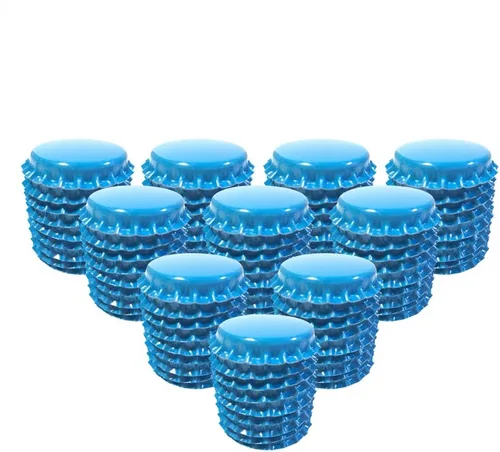 Vista 10 de HAWORTHS - 100 unidades de coronas para botellas, tapas decorativas de doble cara, calcomanías impresas para botellas para lazos para el cabello