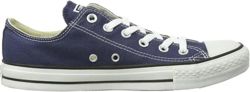 Vista 3 de Converse Womens All Star Ox Low Chuck Taylor Chucks Sneaker Trainer - Navy