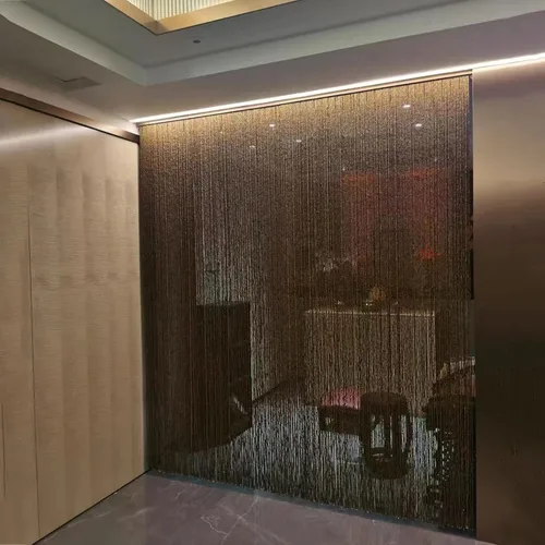 Vista 2 de Cortinas de bambú para puerta, cortinas colgantes de puerta, persianas de madera para puerta, persiana divisora decorativa, para sala de estar