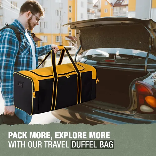 Vista 5 de Jetstream Bolsa de viaje resistente con múltiples bolsillos y duradera, para gimnasio, para viajes, talla única
