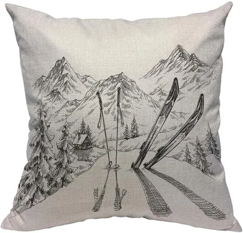 Vista 21 de TKS MITLAN - Funda de cojín decorativo, estilo boho, con flechas dibujadas a mano en acuarela. Funda de almohada para sofá, cama y coche, de 18 x 18