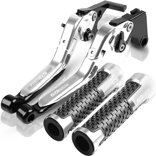 Vista 19 de Motocicleta para BMW F650GS 2000 2001 2002 2003 2004 2005 F 650 GS Mango de embrague de freno Logo F650GS Accesorios de motocicleta Palanca