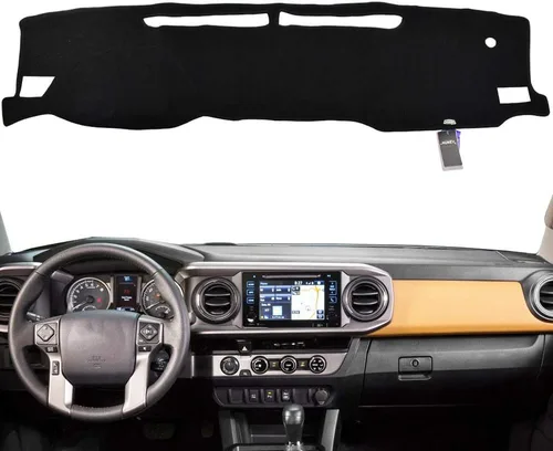 Vista 8 de XUKEY Alfombra de Cubierta para Tablero de Mandos para Land Rover LR3 LR4 Range Rover Sport 2006-2009 Accesorios para Coche Protector contra Rayos