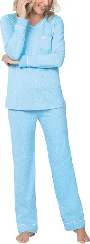 Vista 51 de PajamaGram Pijamas para mujer - Conjuntos de pijamas para mujer, camiseta sin botones, 100% algodón