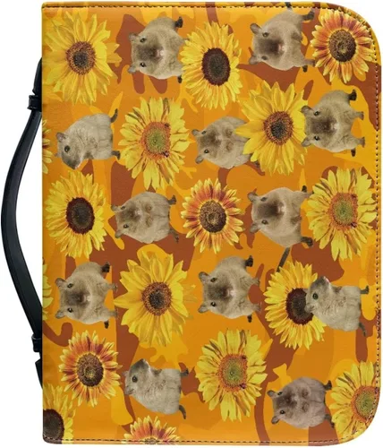 Vista 12 de Flashideas Funda de transporte ligera de la Biblia de la PU para las mujeres, cubierta de la Biblia de moda con asa para el estudio