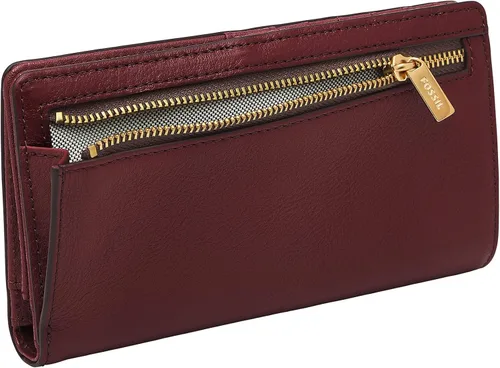 Vista 4 de Fossil Cartera delgada de cuero Liza para mujer