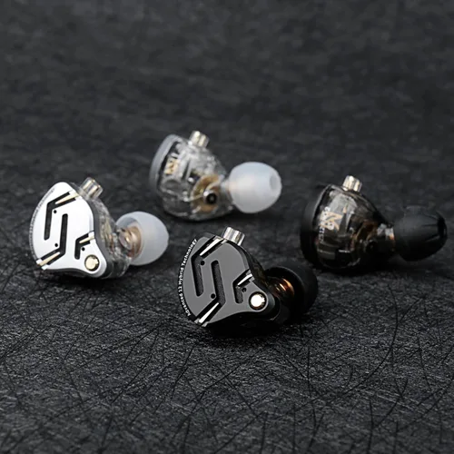 Vista 8 de KZ ZS12 PRO 2 - Auriculares in-ear con monitor de oído, auriculares híbridos para juegos 1DD+5BA, auriculares con cable transparente, auriculares