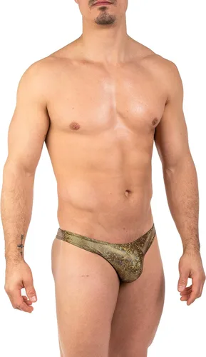 Vista 3 de Gary Majdell Sport Traje de baño de tanga con estampado único para hombre