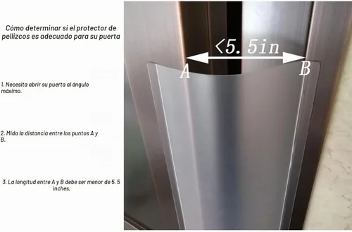 Vista 3 de Protector de pellizco de puerta a prueba de bebés, cubierta de bisagra de puerta, protector de puerta para seguridad de dedos de niños, protectores