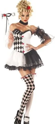 Vista 3 de California Costumes Le Belle - Disfraz de arlequín para mujer
