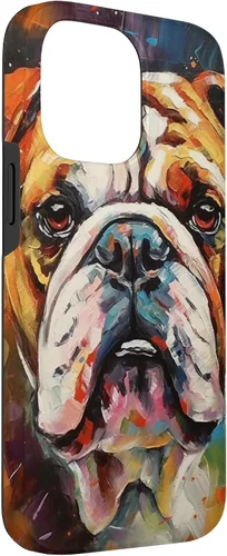 Vista 3 de Funda para iPhone 14 Pro Max English Bulldog Pet Paw Men Women Dog Lover