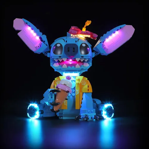 Vista 12 de BRIKSMAX Kit de luces 2.0 compatible con Lego Disney Sally Flowerpot 43288 - Kits de iluminación LED originales (solo accesorios) para exhibición