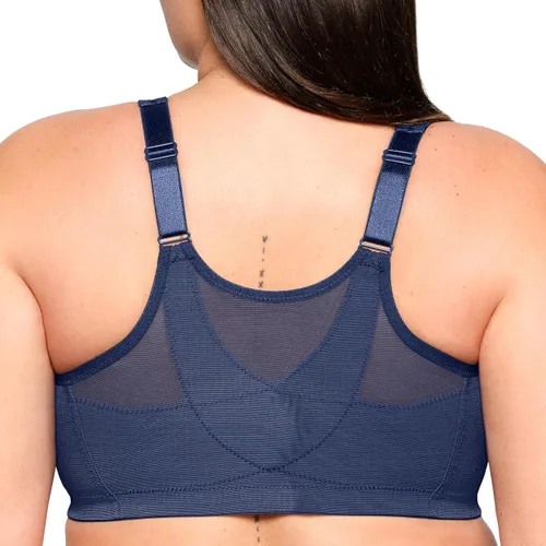 Vista 29 de Sostén Glamorise de mujer, tamaño plus, postura mágica elevada, apoyo de espalda, negro, 48I