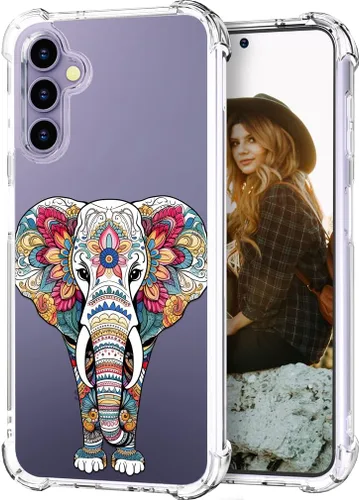 Vista 33 de Hungo Funda compatible con Samsung Galaxy S25 Plus / S24 Plus, diseño femenino estético de diseño femenino S24+ S25+ de astronauta de dibujos