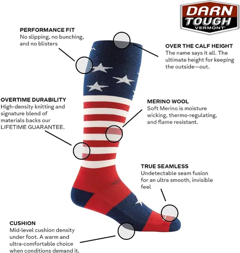 Vista 3 de Darn Tough Captain America Cushion Sock - Men's