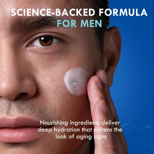 Vista 3 de Crema facial para hombres: 6 en 1 para hombres humectante facial con colágeno y retinol para una hidratación profunda todo el día y para reducir