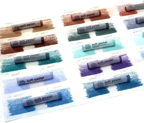 Vista 5 de Winsor & Newton Pasteles suaves profesionales, juego de 15