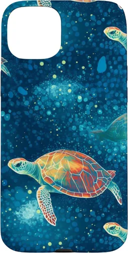 Vista 9 de iPhone 16 Magical Sea Turtles Case