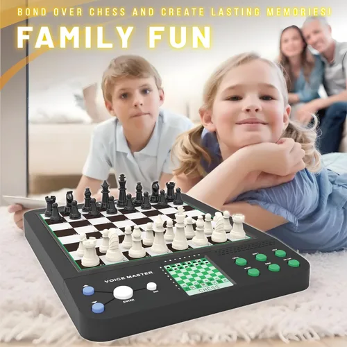 Vista 3 de iCore Juego de ajedrez electrónico - Enseña y juega con el tablero inteligente de ajedrez para computadora, ideal para principiantes y jugadores