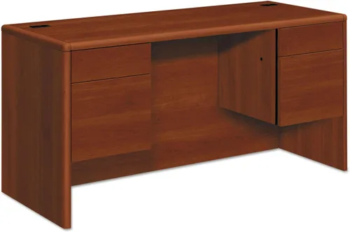 Vista 14 de HON Pedestal Credenza, derecha, 72 x 24 x 29-1/2 pulgadas, caoba