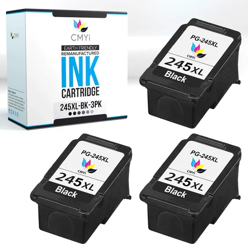 Vista 10 de Cartucho de tinta de repuesto negro 245XL para Canon PIXMA iP2820, iP2850, MG2420, MG2520, MG2522, MG2525, MG2550, MG2555, MG2900, MG2920, MG2922