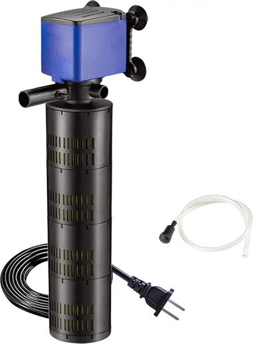 Vista 8 de Bomba sumergible Powerhead de 210 GPH - Bomba 3 en 1 para acuario con oxigenación, filtración y ciclismo de agua, elevación máxima de 3.3 pies, 15 W