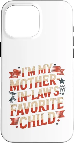 Vista 19 de Im My Mother n Law Favorite Child American Flag Funny Parent Case for iPhone 17
