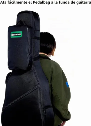 Vista 4 de Eno Music 14" Bolsa Mini para Pedal de Efectos de Guitarra Compacta Pequeña