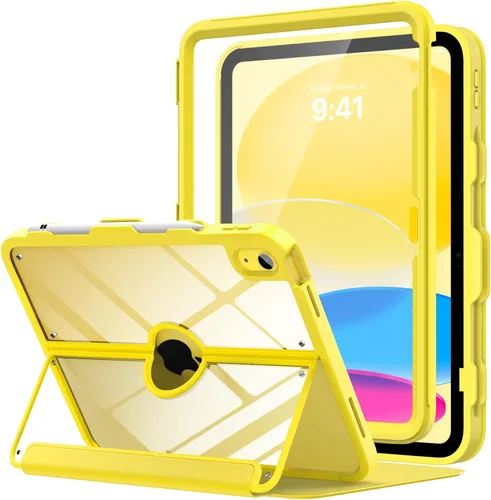 Vista 15 de MoKo Funda para iPad (A16) de 11ª/10ª generación con soporte para lápices A-Azul marino