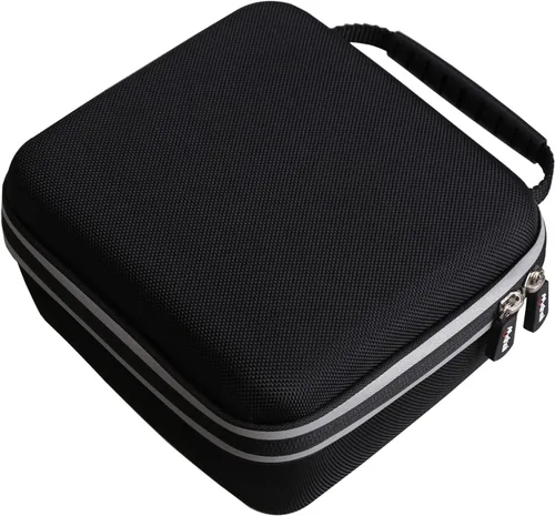 Vista 5 de Mchoi Funda rígida portátil compatible con la etiquetadora Brother P-Touch PTD210/PTD220, solo funda