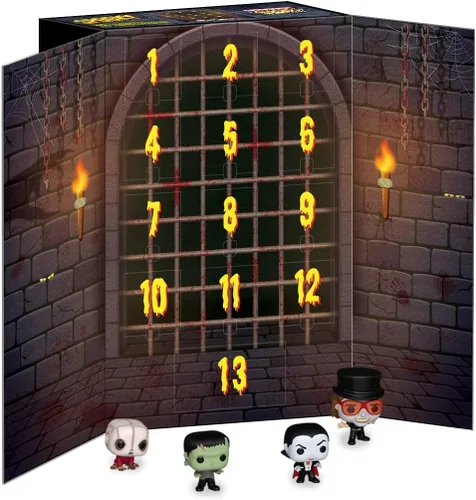 Vista 2 de Funko Pop! Calendario de cuenta regresiva de bolsillo Pop: cuenta regresiva espeluznante de 13 días