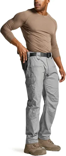 Vista 2 de CQR Men's Tactical Pants, Water Resistant Ripstop Cargo Pants, Lightweight EDC Work Hiking Pants, Outdoor Apparel