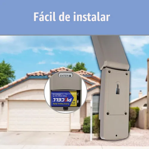 Vista 7 de para Teclado de Apertura de Garaje 877LM, Compatible con Apertura Craftsman/Liftmaster/Chamberlain Producido desde 1993, Entrada Inalámbrica sin