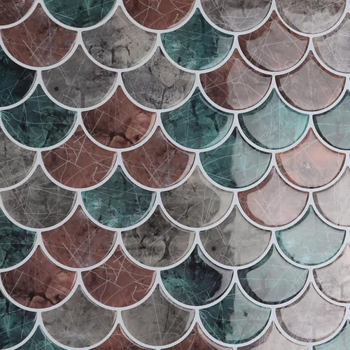 Vista 10 de CRE8TIVE 4 hojas de azulejos adhesivos para salpicaduras de cocina, azulejos adhesivos para salpicaduras en muro de 12 x 12 pulgadas, azulejos