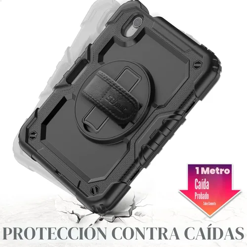 Vista 3 de SEYMAC stock Funda para iPad mini 7 (A17 Pro) 2024/Mini 6 de 8.3 pulgadas con protector de pantalla y soporte para lápiz