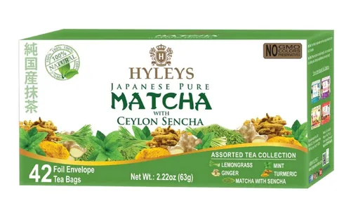 Vista 9 de Hyleys Bolsas de té Matcha con citronela, 25 bolsas de té (té verde japonés puro matcha wellness)
